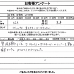 栃木県芳賀郡茂木町 / 20代 / 男性のお客様からいただいたお声